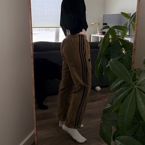 Adidas corduroy track pants